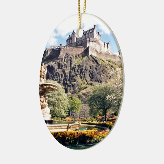Edinburgh-Schloss Keramikornament (Links)