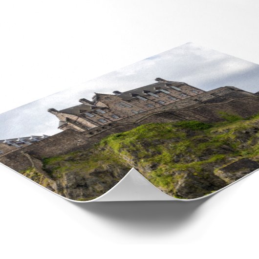 Edinburgh-Schloss Poster (Ecke)