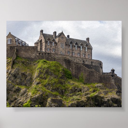 Edinburgh-Schloss Poster (Vorne)