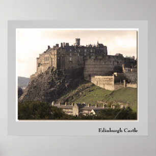 Edinburgh-Schloss Poster