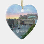 Edinburgh-Schloss Schottland Keramikornament (Rechts)