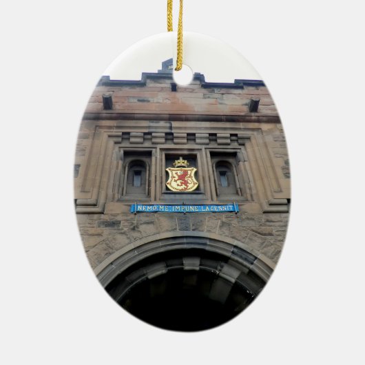 Edinburgh-SchlossGatehouse Keramikornament (Hinten)