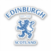 EDINBURGH Schottland Aufkleber (Vorderseite)