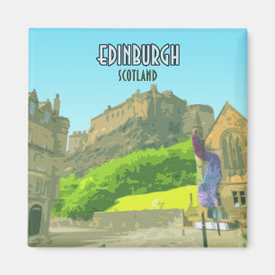 Edinburgh Schottland Burg Vereinigtes Königreich V Magnet