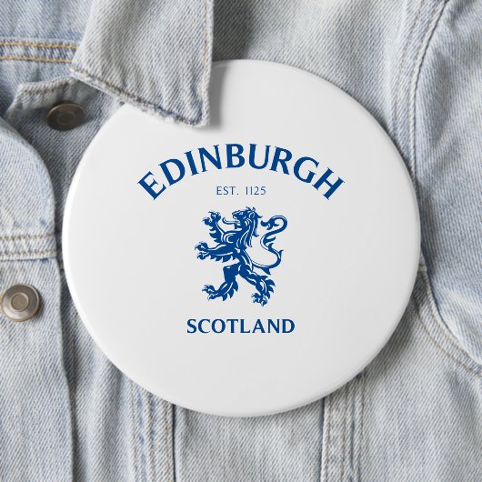 EDINBURGH Schottland Button (Beispiel)