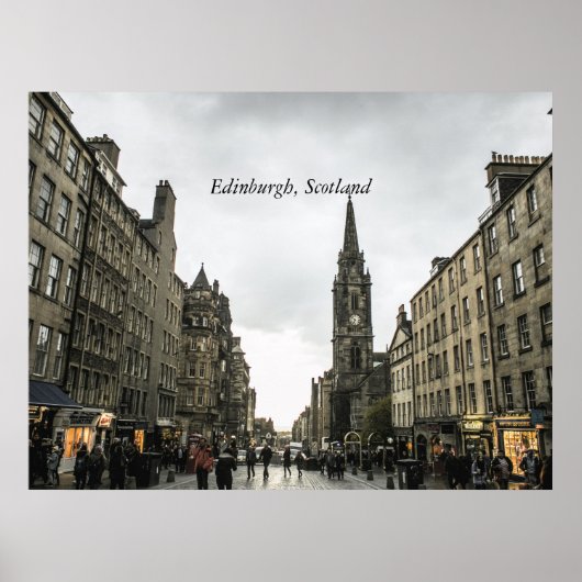 Edinburgh, Schottland City Poster (Vorne)