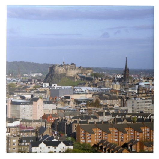 Edinburgh, Schottland. Der Blick auf die zentrale Fliese (Vorderseite)