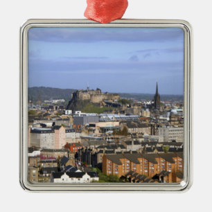 Edinburgh, Schottland. Der Blick auf die zentrale  Ornament Aus Metall