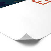 Edinburgh Schottland Famous Travel Places Poster (Ecke)