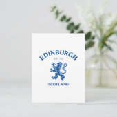 EDINBURGH Schottland Feiertagskarte (Stehend Vorderseite)