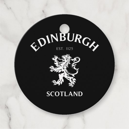 Edinburgh Schottland Geschenkanhänger (Vorderseite)