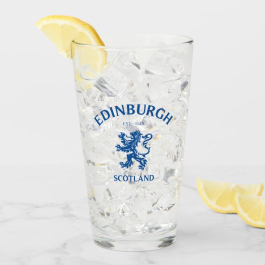 EDINBURGH Schottland Glas (Vorderseite Ice)