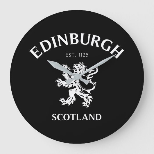 EDINBURGH Schottland Große Wanduhr (Vorderseite)