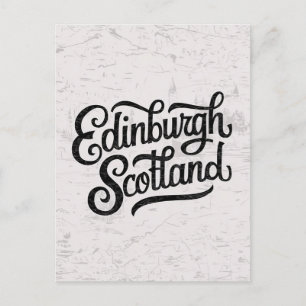 Edinburgh Schottland handgezeichnet Postkarte
