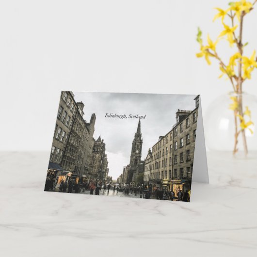 Edinburgh, Schottland Karte (Gelbe Blume)