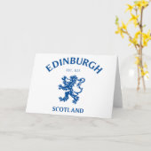 EDINBURGH Schottland Karte (Gelbe Blume)