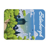 Edinburgh Schottland Magnet (Horizontal)
