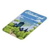 Edinburgh Schottland Magnet (Linke Seite)