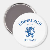 EDINBURGH Schottland Magnet (Vorderseite/Rückseite)