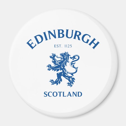 EDINBURGH Schottland Magnet (Vorne)