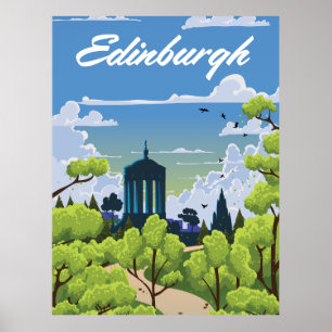 Edinburgh Schottland Poster