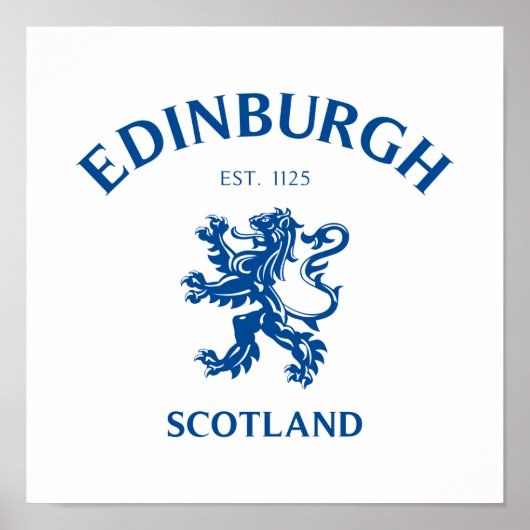 EDINBURGH Schottland Poster (Vorne)