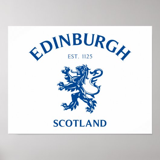 EDINBURGH Schottland Poster (Vorne)