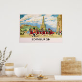 Edinburgh Schottland Poster Scots Guards Druck (Küche)