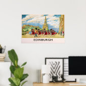 Edinburgh Schottland Poster Scots Guards Druck (Heimbüro)