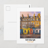 Edinburgh Schottland Postkarte (Vorne/Hinten)