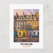 Edinburgh Schottland Postkarte (Vorderseite)