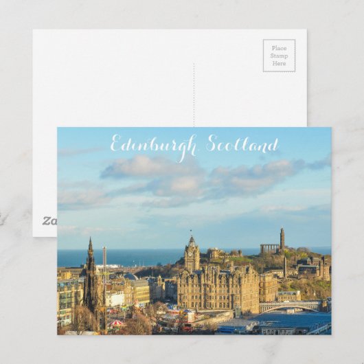 Edinburgh, Schottland Postkarte (Vorne/Hinten)
