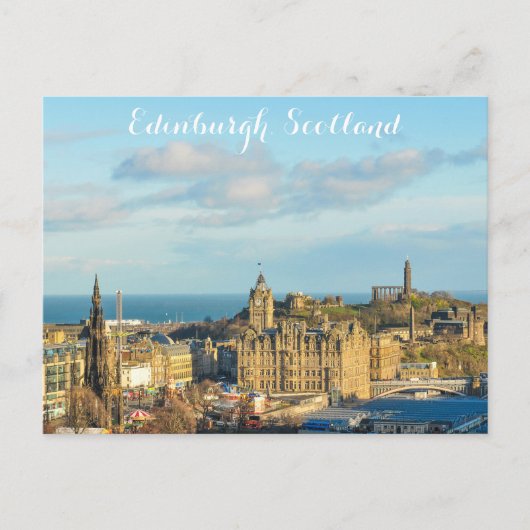 Edinburgh, Schottland Postkarte (Vorderseite)