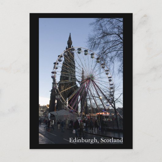 Edinburgh, Schottland Postkarte (Vorderseite)
