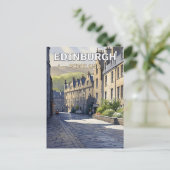 Edinburgh Schottland Postkarte (Stehend Vorderseite)