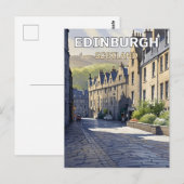 Edinburgh Schottland Postkarte (Vorne/Hinten)