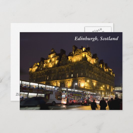 Edinburgh, Schottland Postkarte (Vorne/Hinten)