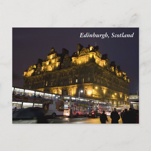 Edinburgh, Schottland Postkarte (Vorderseite)