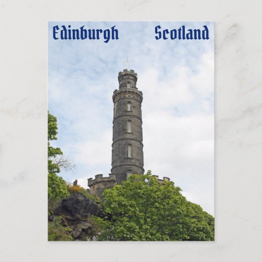 Edinburgh, Schottland Postkarte (Vorderseite)