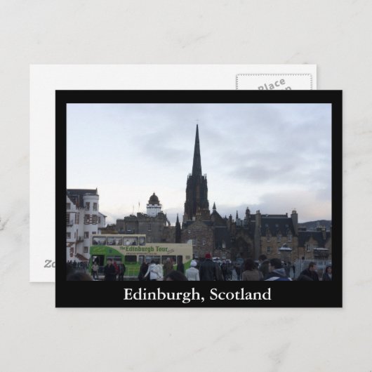 Edinburgh, Schottland Postkarte (Vorne/Hinten)