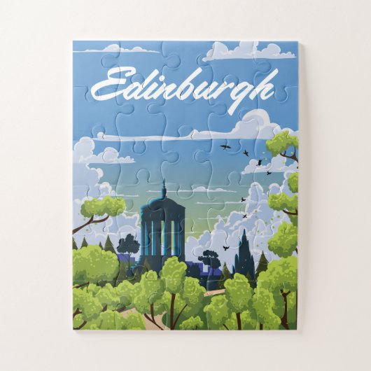 Edinburgh Schottland Puzzle (Vertikal)