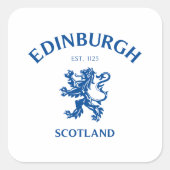 EDINBURGH Schottland Quadratischer Aufkleber (Vorderseite)