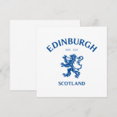 EDINBURGH Schottland Save The Date (Vorne/Hinten)