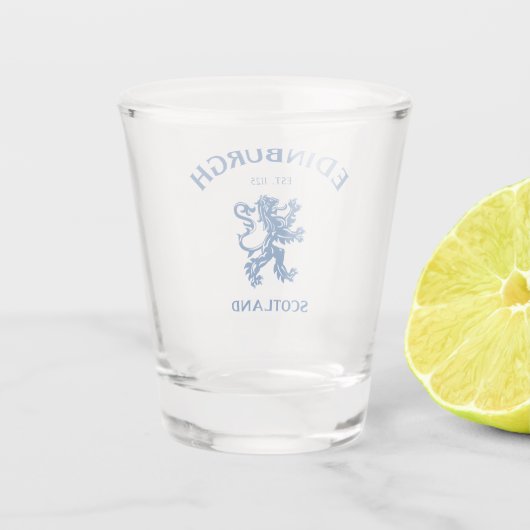 EDINBURGH Schottland Schnapsglas (Rückseite)