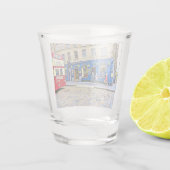 Edinburgh, Schottland Schnapsglas (Rückseite)