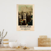 Edinburgh Schottland Scotsman Celtic St Andrews Gr Poster (Küche)