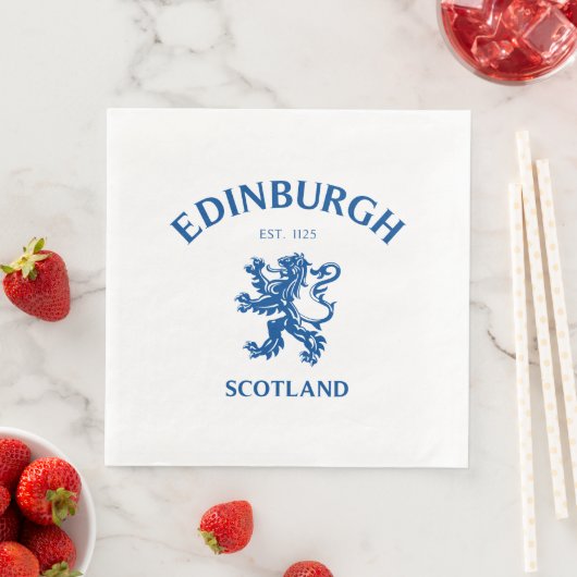 EDINBURGH Schottland Serviette (Beispiel)