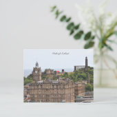 Edinburgh Schottland, Stadtbild, Fotografie Postkarte (Stehend Vorderseite)