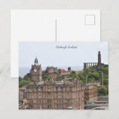 Edinburgh Schottland, Stadtbild, Fotografie Postkarte (Vorne/Hinten)