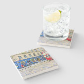 Edinburgh, Schottland Steinuntersetzer (Seitenansicht)